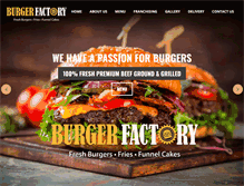 Tablet Screenshot of myburgerfactory.com
